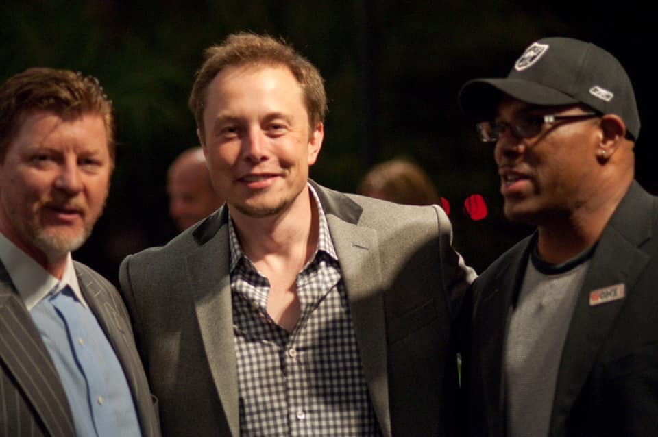 Elon Musk Rich Rydstrom Esq Marvin Smith fmr NFL